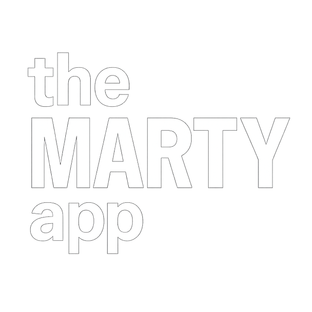 The MARTY App primary logo